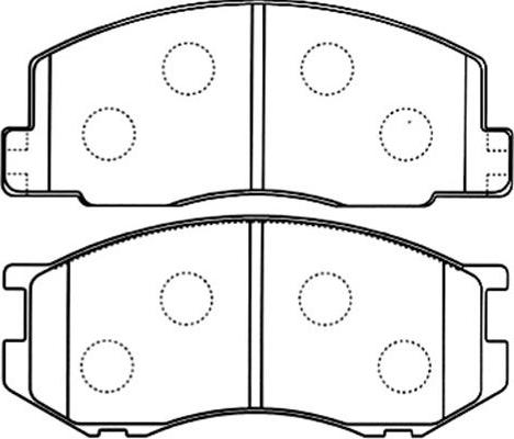 Kavo Parts BP-9098 - Jarrupala, levyjarru inparts.fi