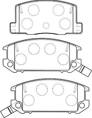 Kavo Parts BP-9093 - Jarrupala, levyjarru inparts.fi