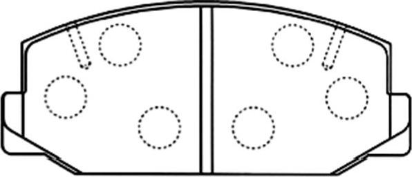 Kavo Parts BP-9092 - Jarrupala, levyjarru inparts.fi