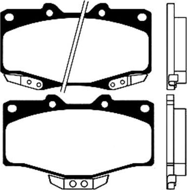 Kavo Parts BP-9045 - Jarrupala, levyjarru inparts.fi