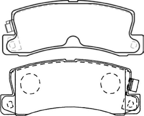 Kavo Parts BP-9059 - Jarrupala, levyjarru inparts.fi