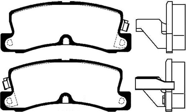 Kavo Parts BP-9050 - Jarrupala, levyjarru inparts.fi