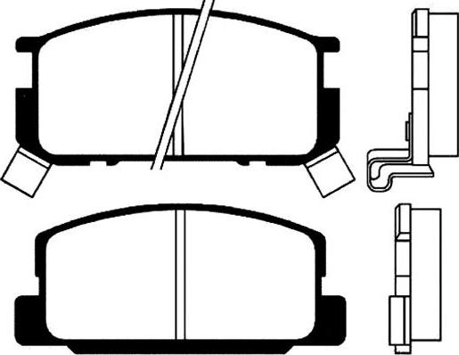 Kavo Parts BP-9009 - Jarrupala, levyjarru inparts.fi