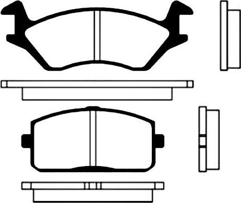 Kavo Parts BP-9002 - Jarrupala, levyjarru inparts.fi