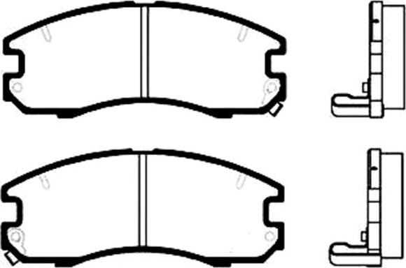 Kavo Parts BP-9013 - Jarrupala, levyjarru inparts.fi