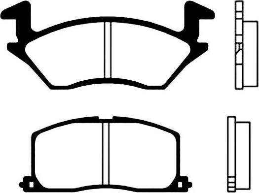 Kavo Parts BP-9017 - Jarrupala, levyjarru inparts.fi