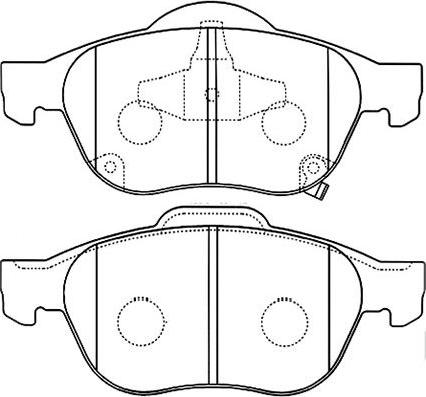 Kavo Parts BP-9080 - Jarrupala, levyjarru inparts.fi