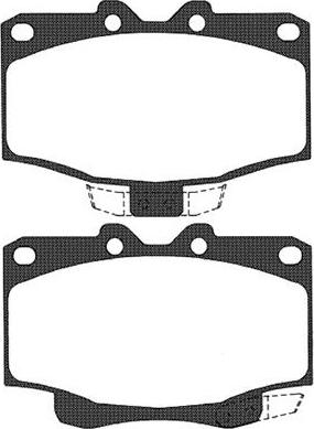 Kavo Parts BP-9038 - Jarrupala, levyjarru inparts.fi