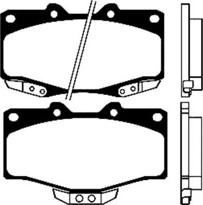 Kavo Parts BP-9025 - Jarrupala, levyjarru inparts.fi