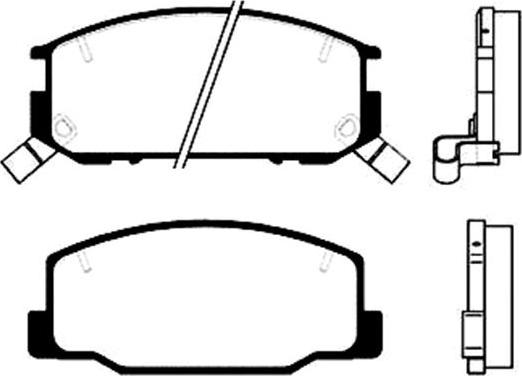 Kavo Parts BP-9021 - Jarrupala, levyjarru inparts.fi