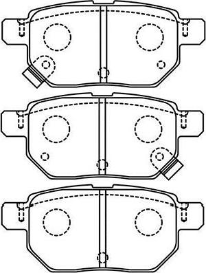 Kavo Parts BP-9148 - Jarrupala, levyjarru inparts.fi