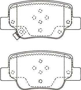 Kavo Parts BP-9147 - Jarrupala, levyjarru inparts.fi