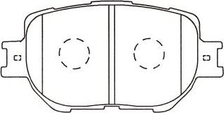 Kavo Parts BP-9154 - Jarrupala, levyjarru inparts.fi