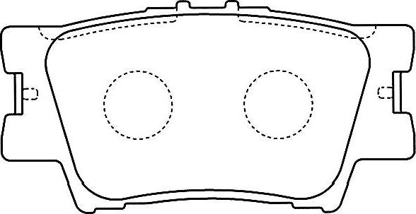 Kavo Parts BP-9104 - Jarrupala, levyjarru inparts.fi