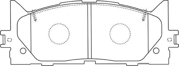 Kavo Parts BP-9105 - Jarrupala, levyjarru inparts.fi