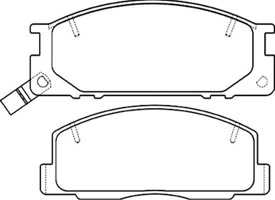 Kavo Parts BP-9101 - Jarrupala, levyjarru inparts.fi