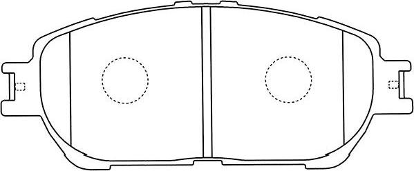 Kavo Parts BP-9108 - Jarrupala, levyjarru inparts.fi