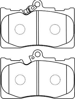 Kavo Parts BP-9102 - Jarrupala, levyjarru inparts.fi