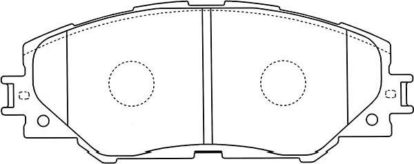 Kavo Parts BP-9115 - Jarrupala, levyjarru inparts.fi