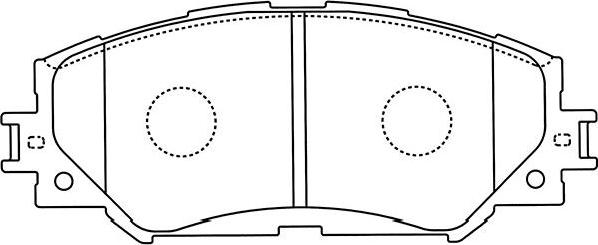 Kavo Parts BP-9116 - Jarrupala, levyjarru inparts.fi