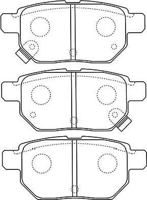 Kavo Parts BP-9110 - Jarrupala, levyjarru inparts.fi