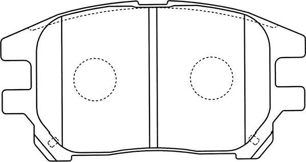 Kavo Parts BP-9111 - Jarrupala, levyjarru inparts.fi