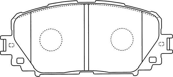 Kavo Parts BP-9118 - Jarrupala, levyjarru inparts.fi