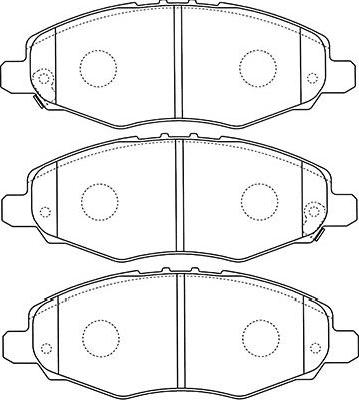 Kavo Parts BP-9113 - Jarrupala, levyjarru inparts.fi