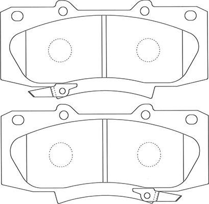 Kavo Parts BP-9139 - Jarrupala, levyjarru inparts.fi