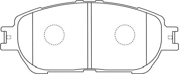 Kavo Parts BP-9130 - Jarrupala, levyjarru inparts.fi