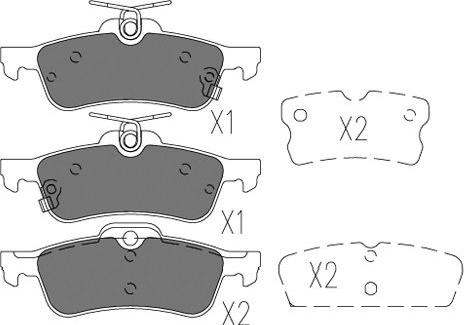 Kavo Parts BP-9131 - Jarrupala, levyjarru inparts.fi