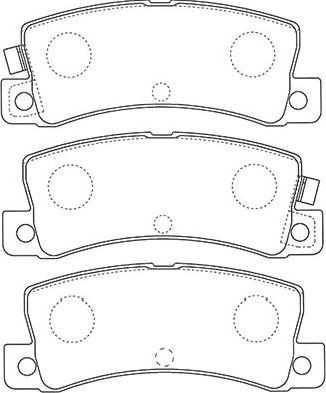 Kavo Parts BP-9124 - Jarrupala, levyjarru inparts.fi