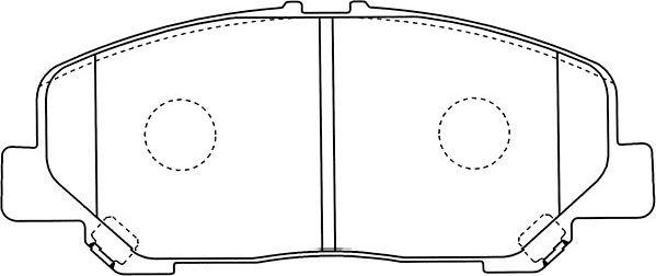 Kavo Parts BP-9125 - Jarrupala, levyjarru inparts.fi