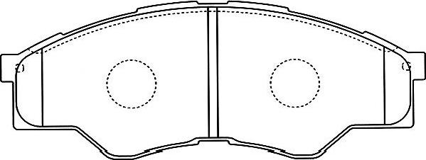 Kavo Parts BP-9126 - Jarrupala, levyjarru inparts.fi