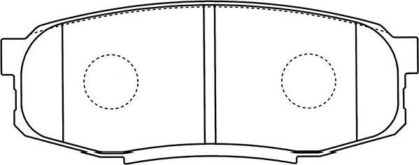 Kavo Parts BP-9122 - Jarrupala, levyjarru inparts.fi