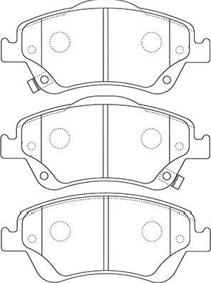 Kavo Parts BP-9127 - Jarrupala, levyjarru inparts.fi