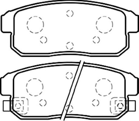 Kavo Parts BP-4559 - Jarrupala, levyjarru inparts.fi