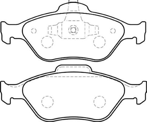 Kavo Parts BP-4554 - Jarrupala, levyjarru inparts.fi