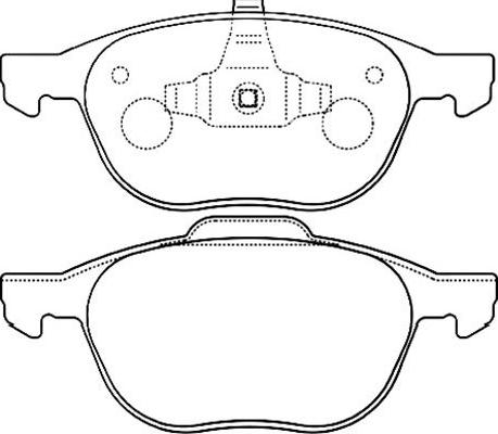 Kavo Parts BP-4555 - Jarrupala, levyjarru inparts.fi