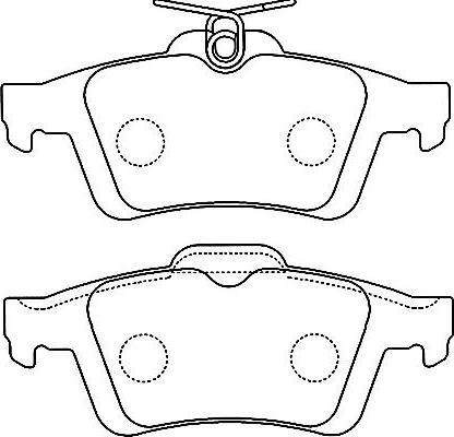 Kavo Parts BP-4556 - Jarrupala, levyjarru inparts.fi