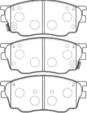 Kavo Parts BP-4550 - Jarrupala, levyjarru inparts.fi