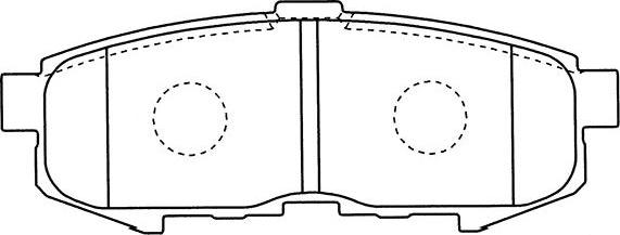 Kavo Parts BP-4569 - Jarrupala, levyjarru inparts.fi