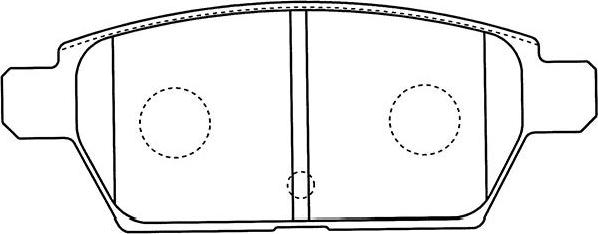 Kavo Parts BP-4568 - Jarrupala, levyjarru inparts.fi