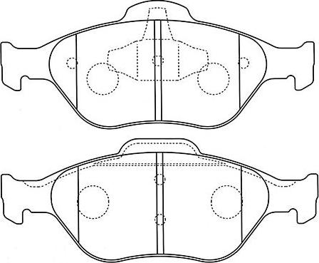 Kavo Parts BP-4567 - Jarrupala, levyjarru inparts.fi