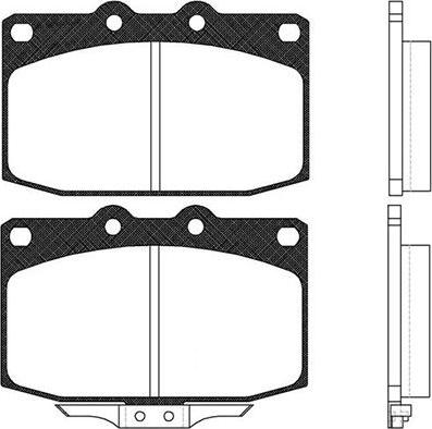 Kavo Parts BP-4509 - Jarrupala, levyjarru inparts.fi