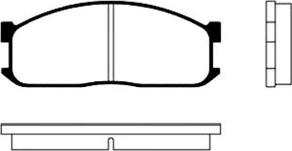 Kavo Parts BP-4506 - Jarrupala, levyjarru inparts.fi