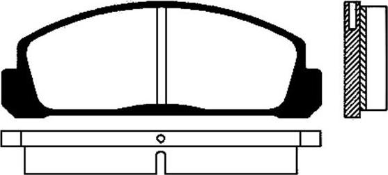 Kavo Parts BP-4500 - Jarrupala, levyjarru inparts.fi