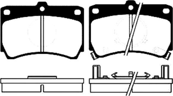 Kavo Parts BP-4507 - Jarrupala, levyjarru inparts.fi