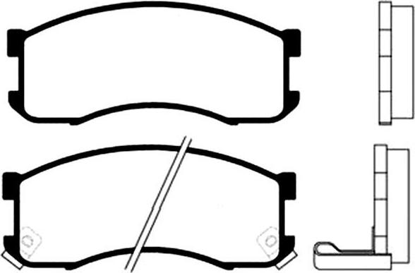 Kavo Parts BP-4519 - Jarrupala, levyjarru inparts.fi