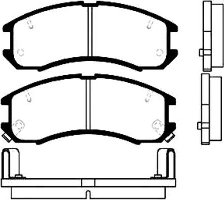 Kavo Parts BP-4516 - Jarrupala, levyjarru inparts.fi